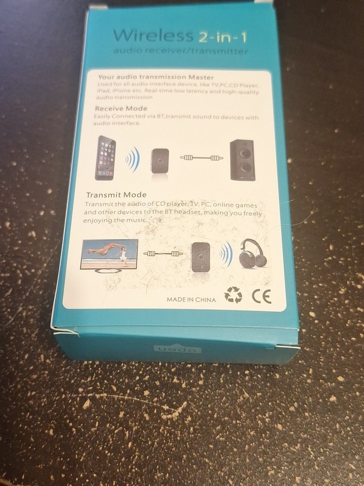 Bluetooth V4 Transmitter & Receiver A6 – Wireless A2DP 3.5mm AUX Adapter Hub