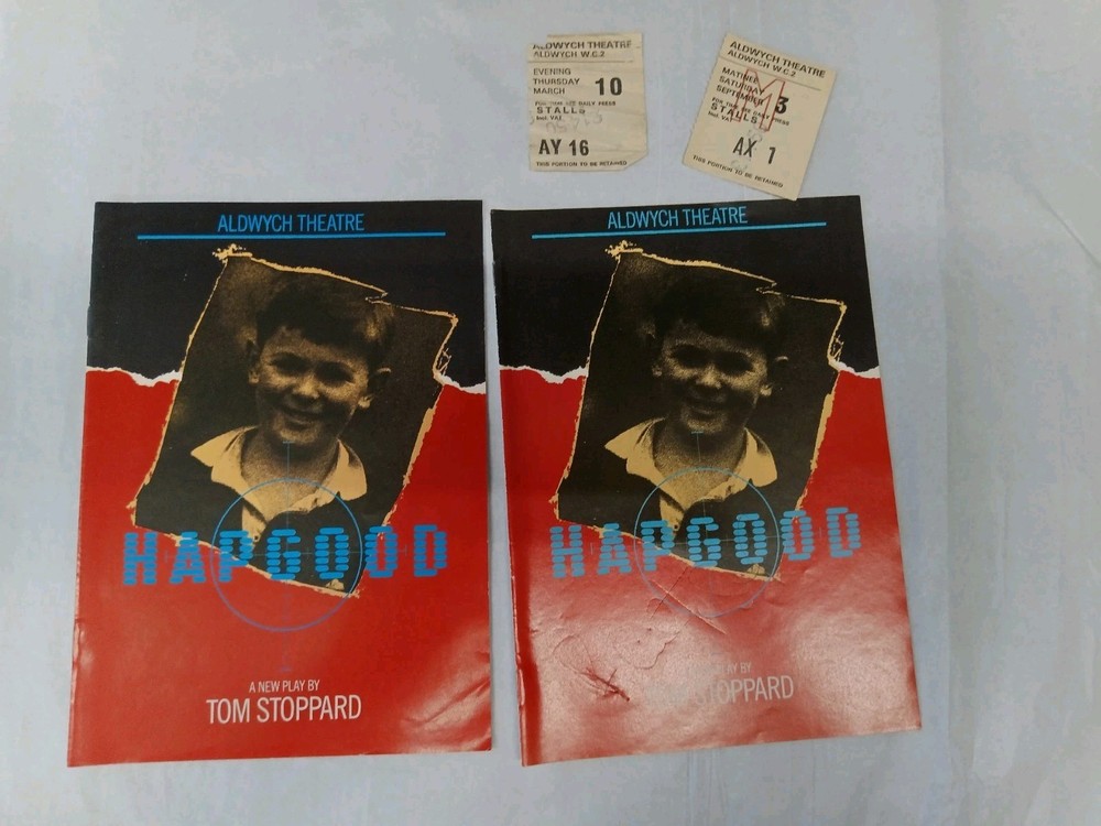Theatre Programme Hapgood  Signed Felicity Kendal