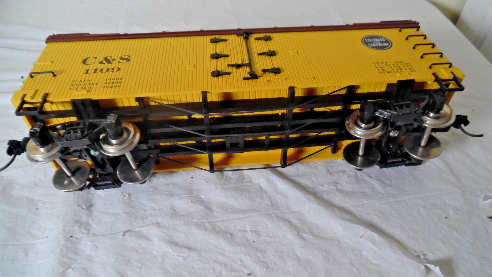 Colorado &Southern C&S 1109 Wood Reefer G Scale Car -Used As IS SAle