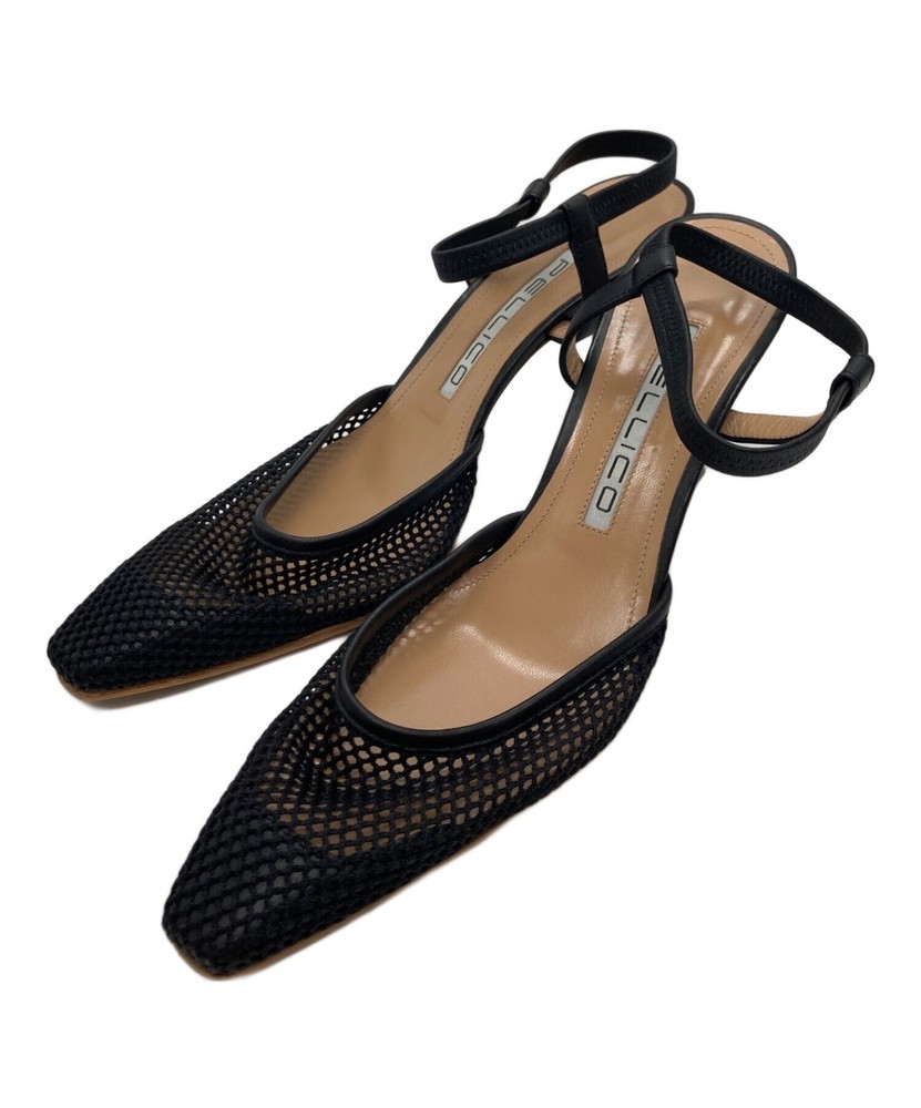 PELLICO Mesh Pumps/ Black/ Size: 38
