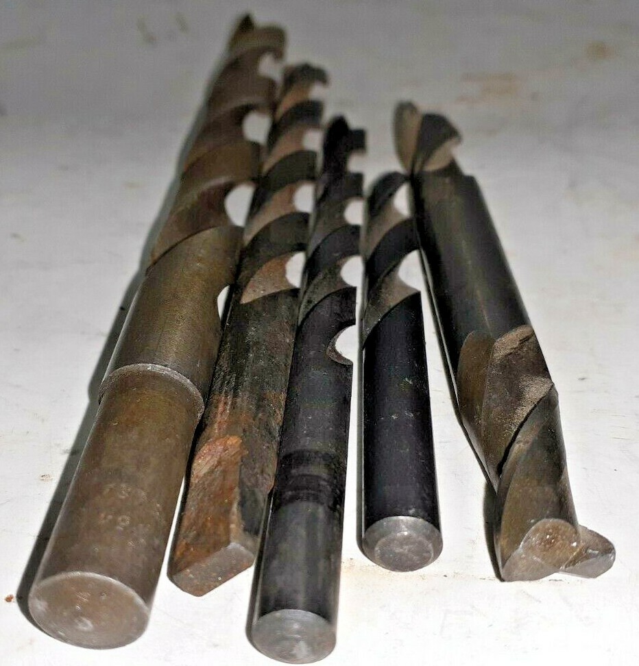 ASSORTED LOT OF 5 DRILL BITS
