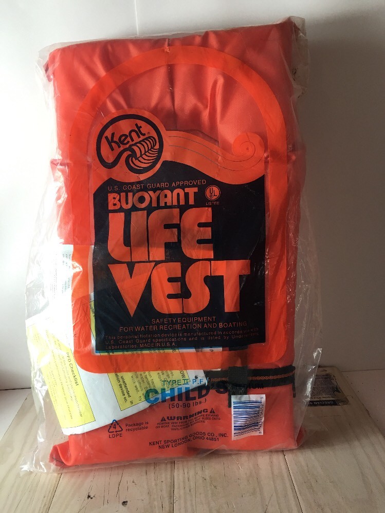 NIP!! 2 Kent Child Type II Life Jacket Small & Medium