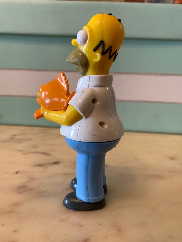 2009 HOMER SIMPSON DOLL WITH MUTANT FISH