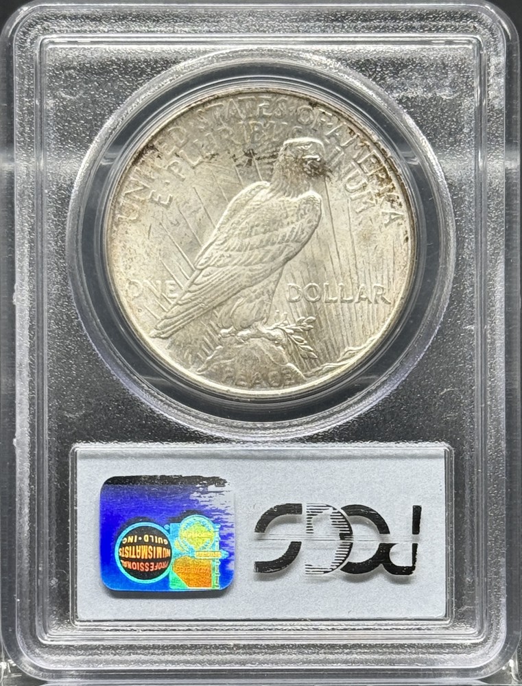 1934 D Peace Silver Dollar PCGS MS-63