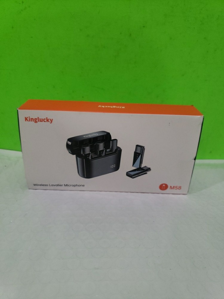 Wireless Lavalier Microphone for Android iPhone 15 Type C Smartphone, 4-Chann