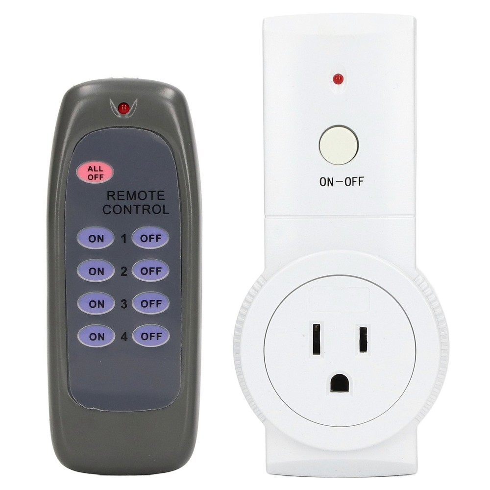 Wireless Switch Socket Kit Efficient Remote Control Function For Home Use New