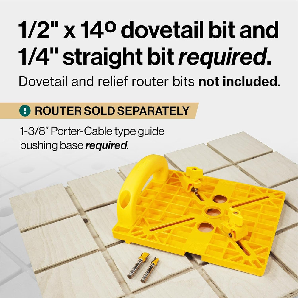 Matchfit Grid Router Guide, Woodworking Precision Tools for Dovetail Track, E...