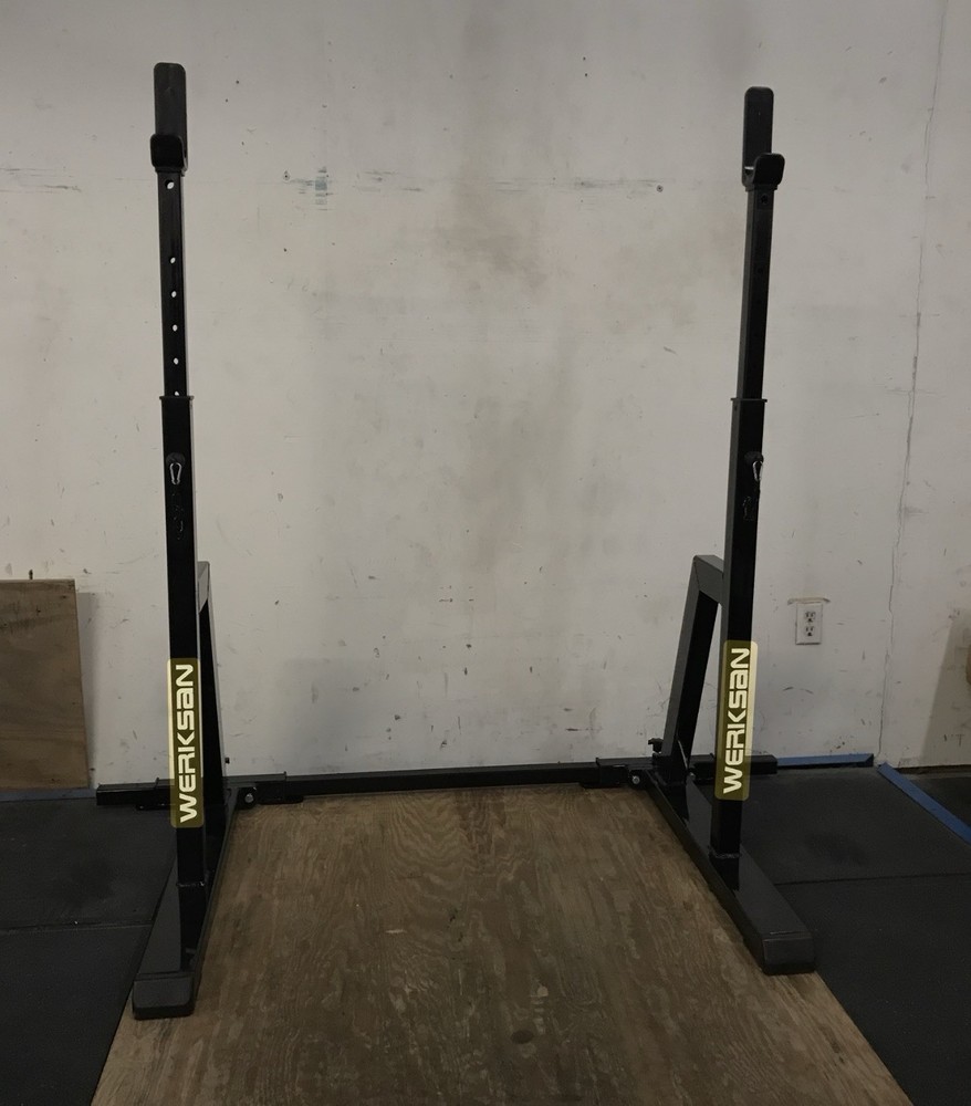 Werksan Squat Rack Olympic Weightlifting (Height & Width  Adjustable)