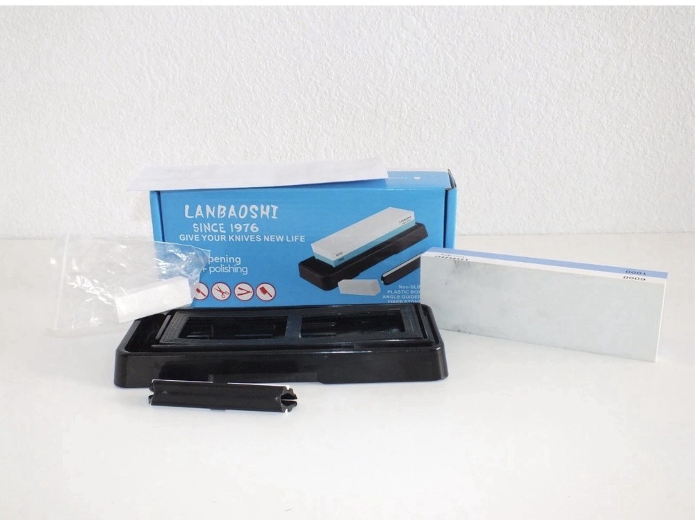 Lanbaoshi Knife Sharpening Stone Set