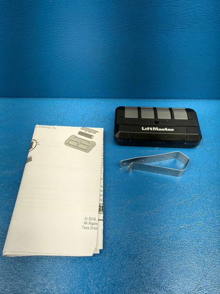 OEM Liftmaster 894LT 4-Button Programmable Garage Door Learning Remote Control