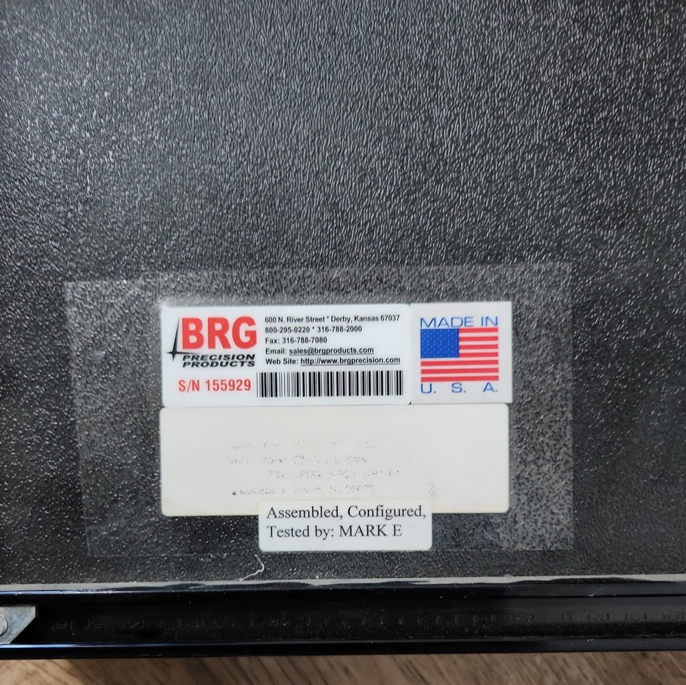 BRG Precision Products Digital Clock Red LCD