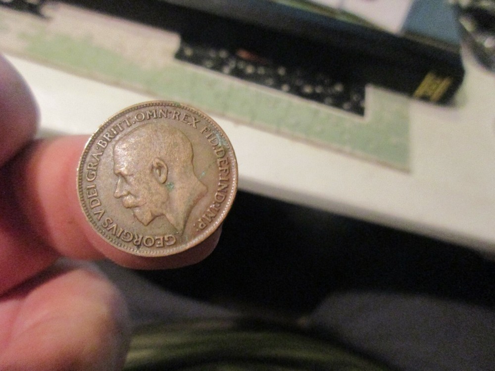 Britain - 1920 Farthing - King George V