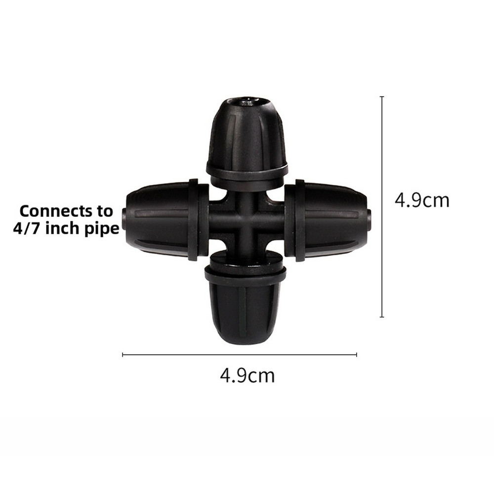 4/7 Hose Connector Multi-outlet Interface Snap Lock Mechanism Tool-free Assembly