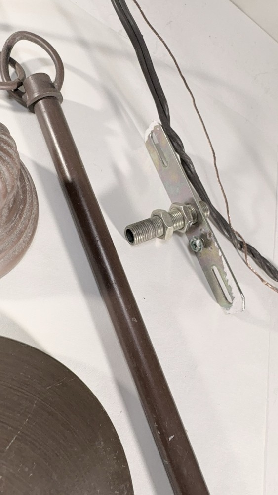 Bronze colored light fixture needs shade Q