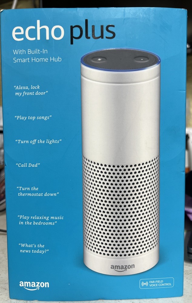 Amazon Echo Plus  (1st Generation) Smart Assistant - White New With Open Box