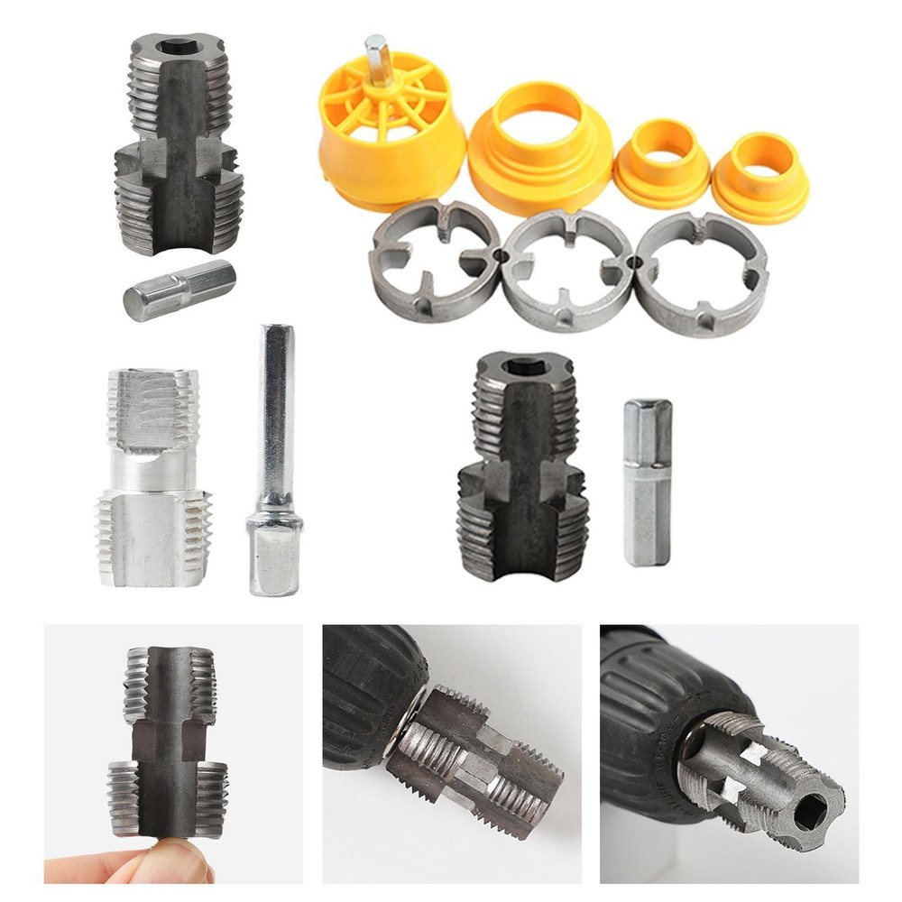 Ppr TPR Pipe Threader Kit DIY Project Precision 1/2" 3/4" Thread Maker Tool