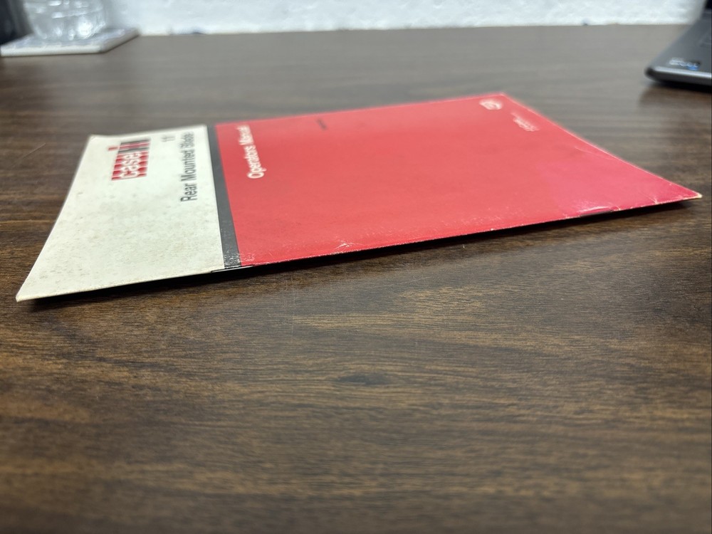 Case 11 Rear Mounted Blade 1096781R2 Operators Manual