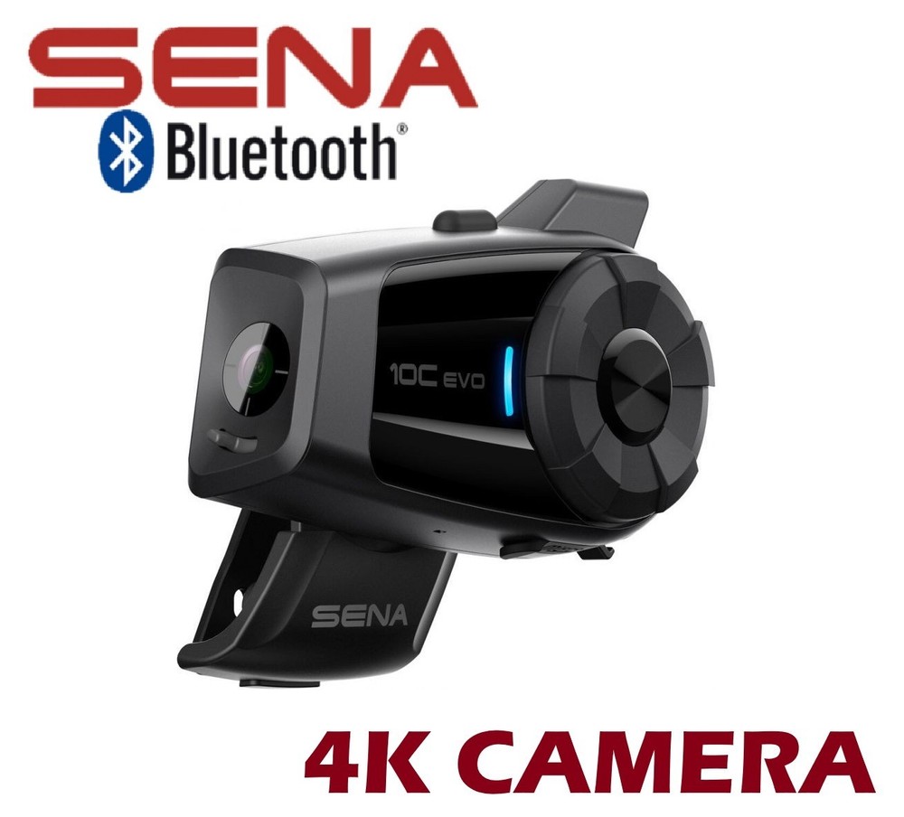 SENA 10C EVO Bluetooth 4K Camera and Communication System Motorcycle Headset