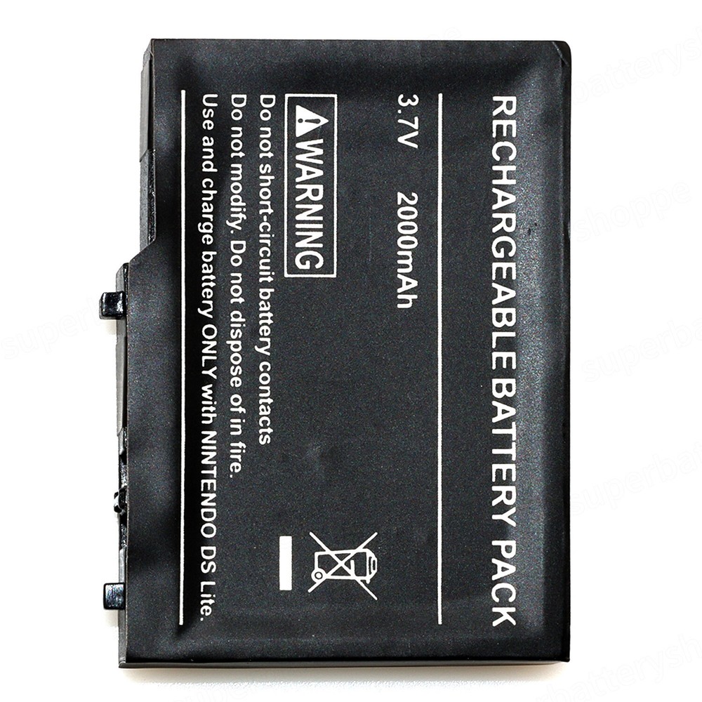 [2000mAh] Replacement Battery For Nintendo DS Lite Console USG-001