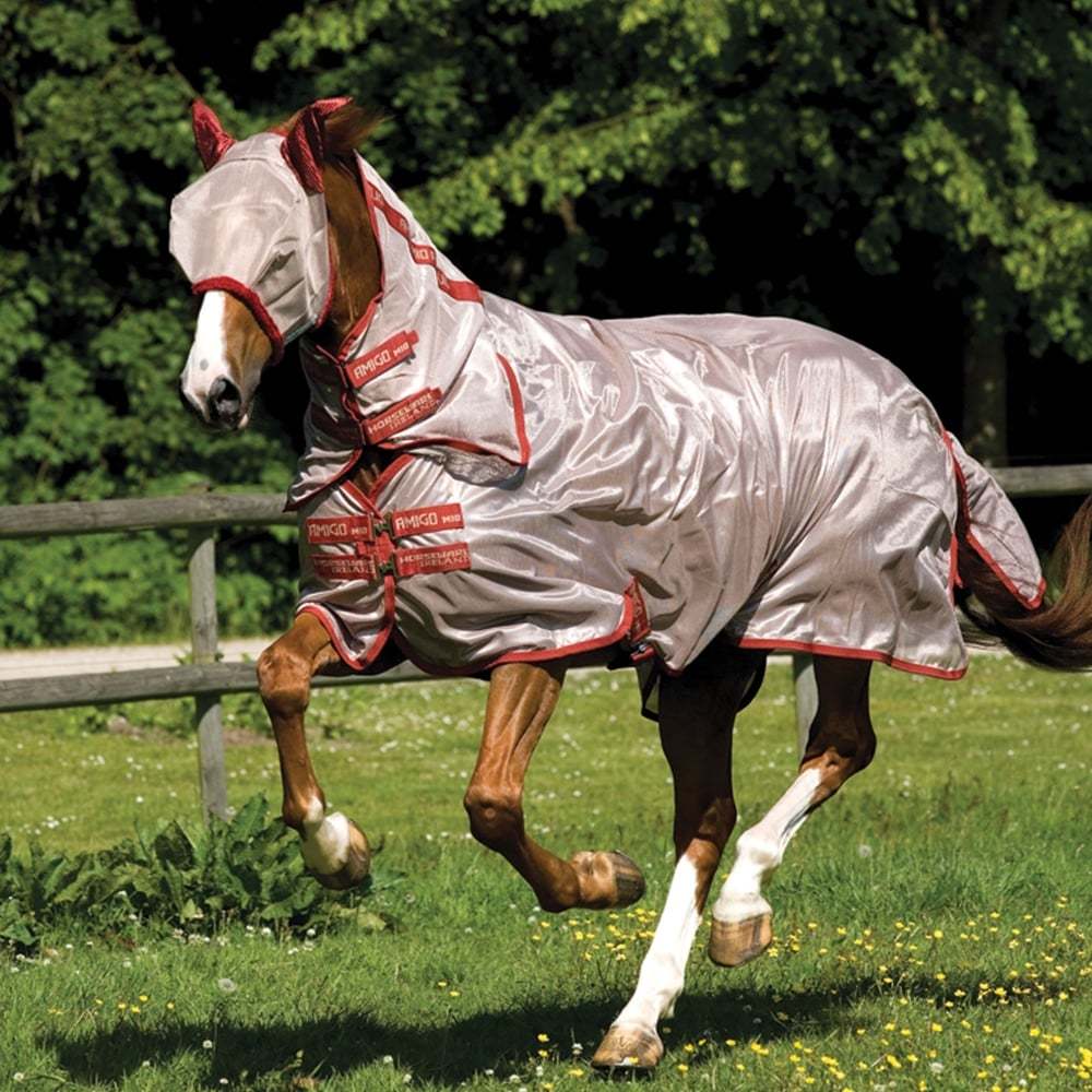 Horseware Mio Fly Rug Flysheet ~ Bronze/Red ~ 66