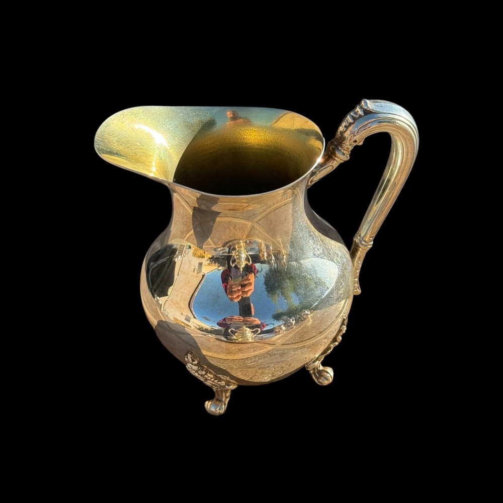 Antique Sheets Rockford 1875 6 Pc Silverplate Coffee Tea Serving Set #1320