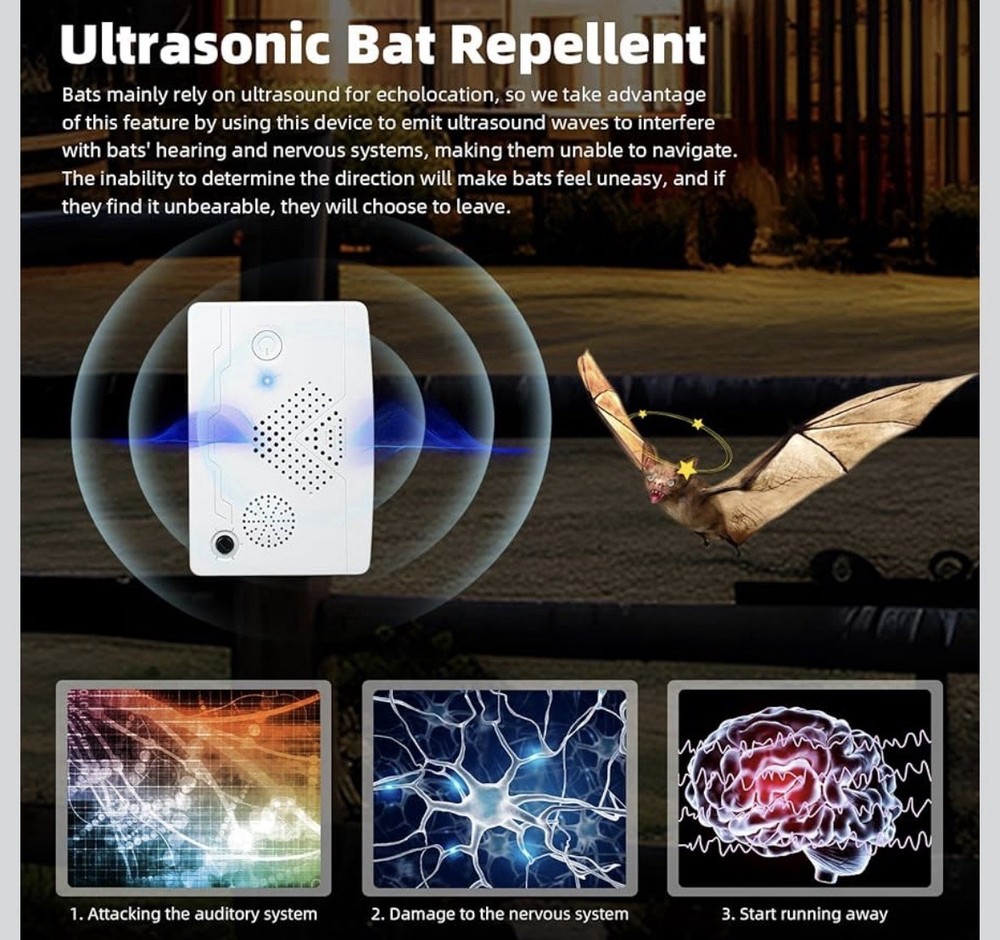 Ultrasonic Bat Bird Repeller