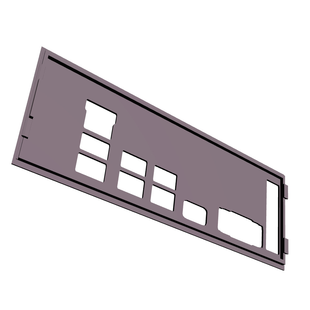 Dell Vostro 260 I/O Shield, 3D Printed, IO Backplate