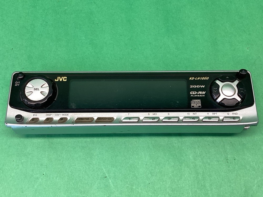 JVC KD-LH1000 Car Stereo CD Player Removable Faceplate Display - UNTESTED