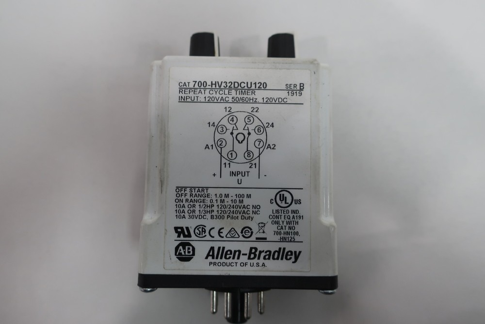 Allen Bradley 700-HV32DCU120 Repeat Cycle Timer 240v-ac