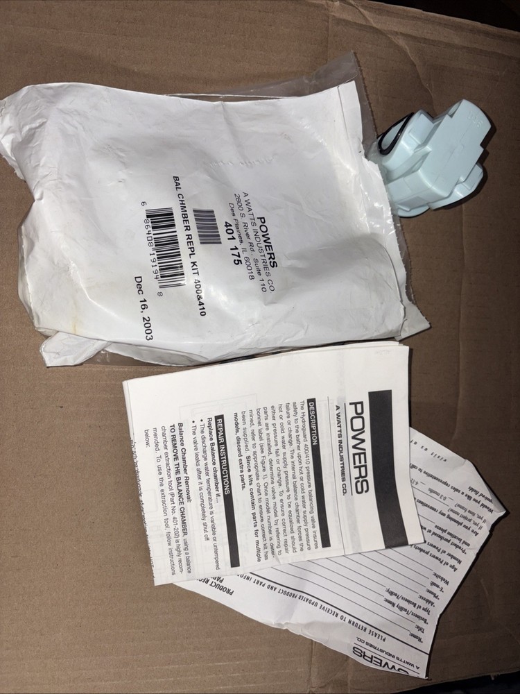 Powers 401 175 Bal Chamber Rep Kit