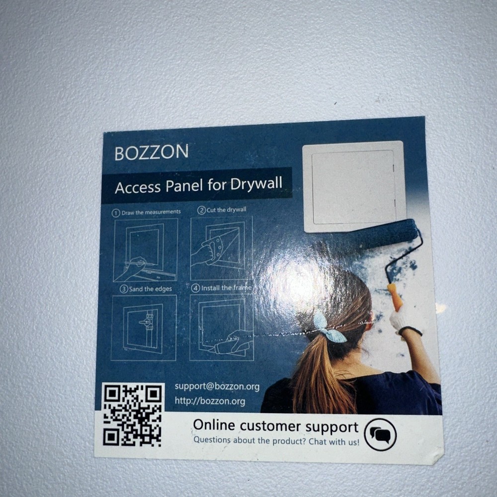 Access Panel for Drywall Access Door White Plastic - Bozzon - New