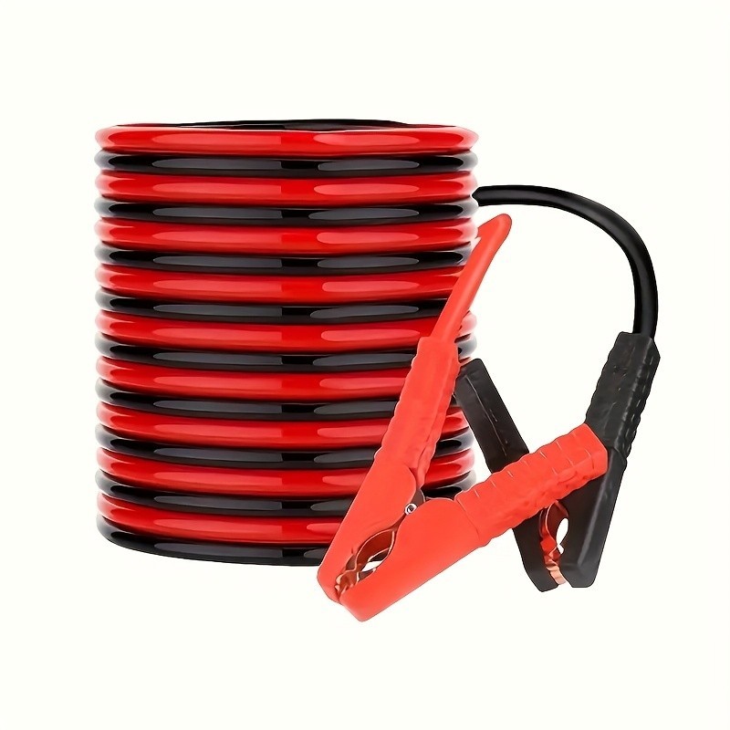Heavy-Duty Car Battery Jumper Cables - 3M Emergency Jump Start for Vehicles