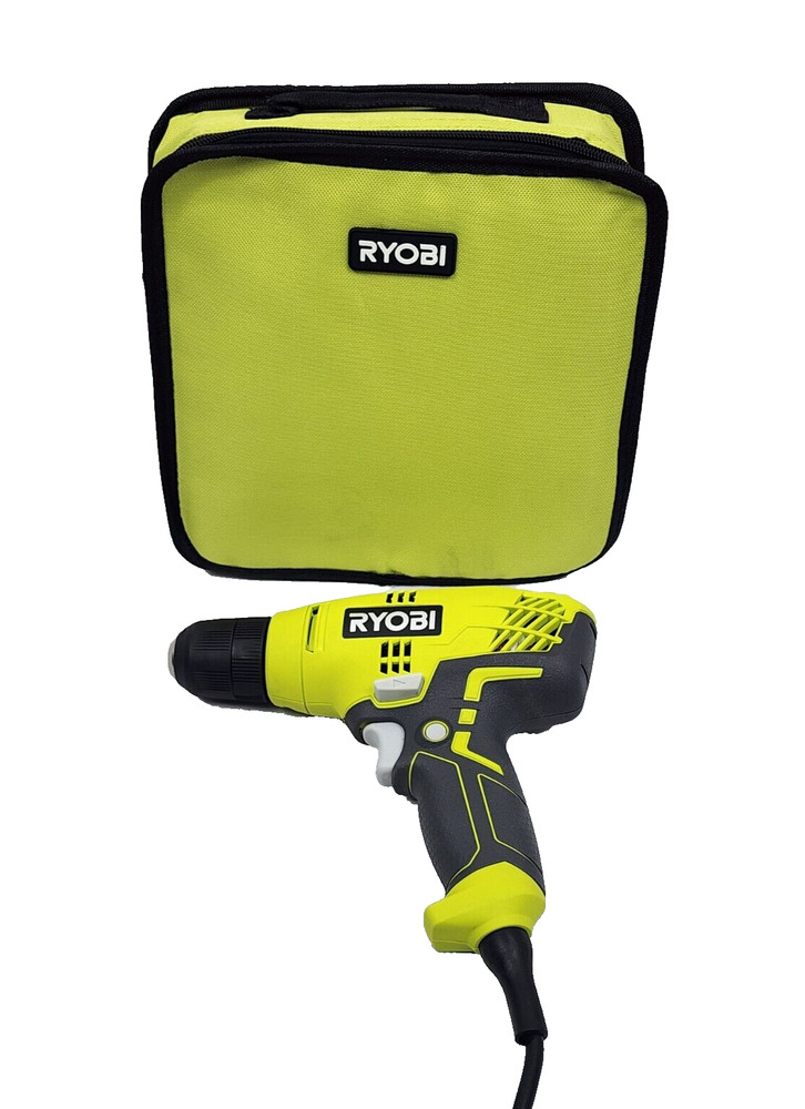 Ryobi D43K 5.5 Amp Corded 3/8 in. Variable Speed Compact Drill/Driver with Bag