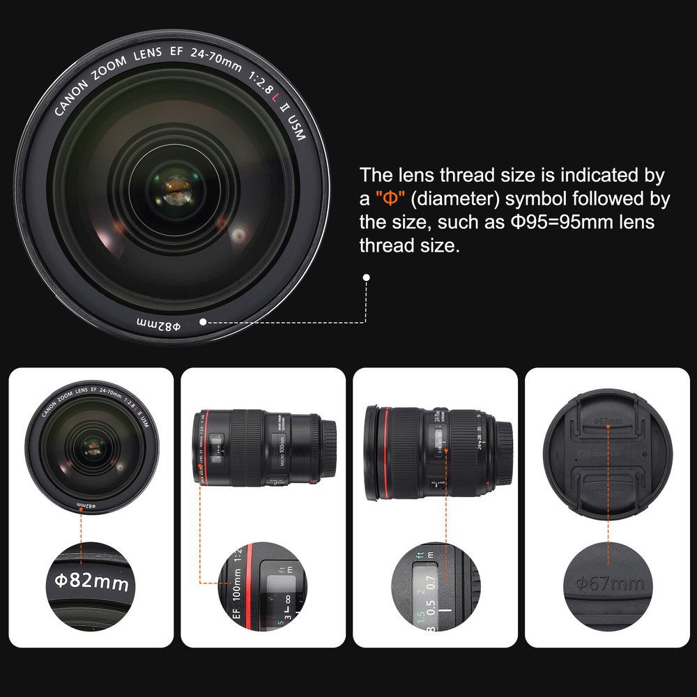 ND2-400 Lens Filter Variable Neutral Density Lens Filter 77mm