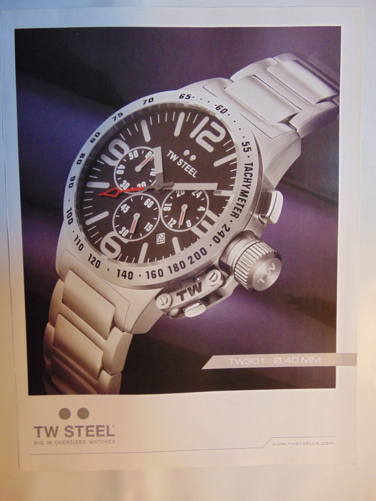 2012 TW STEEL WATCH print ad