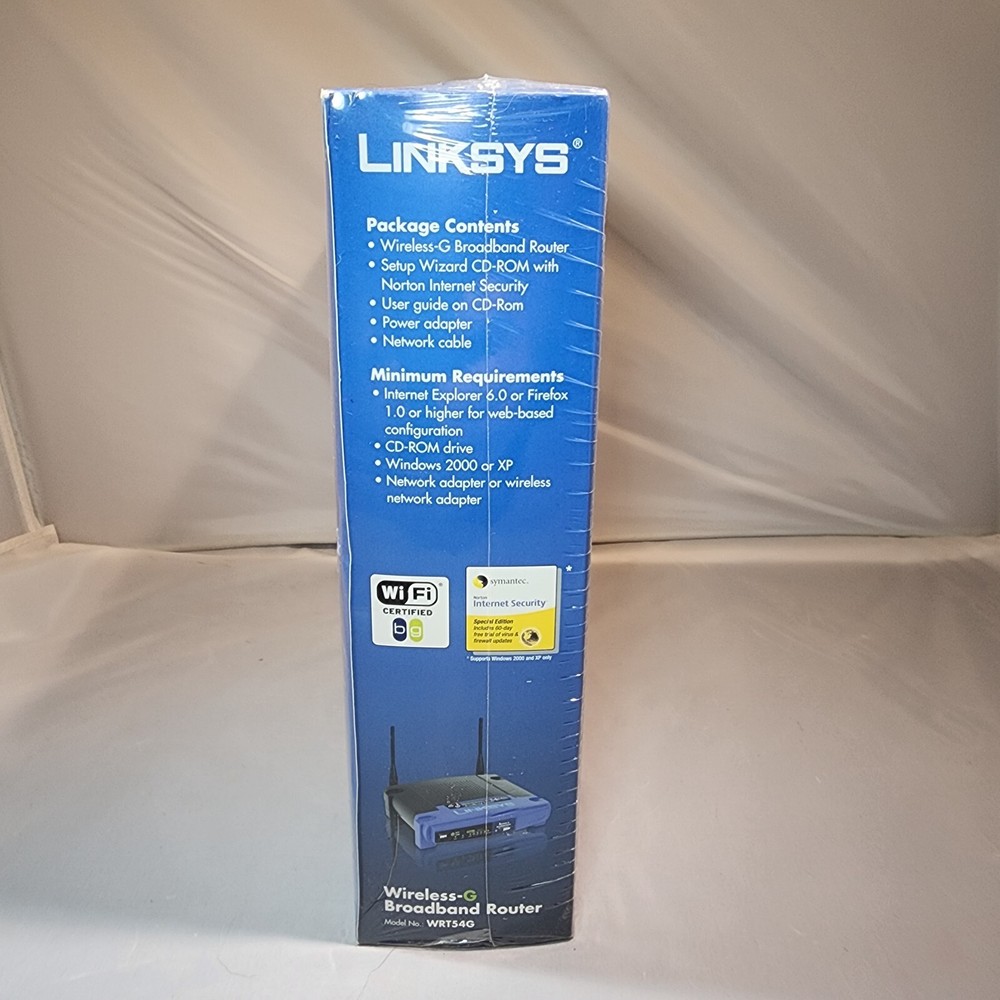 Linksys WRT54G Wireless-G Broadband Router sealed