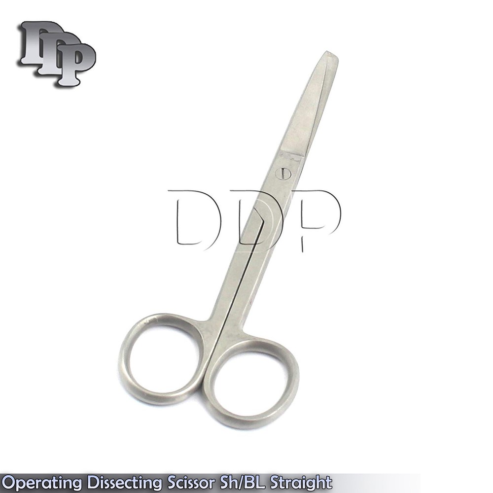 Operating Dissecting Scissor 4.5" Sharp Blunt Straight Surgical Instruments