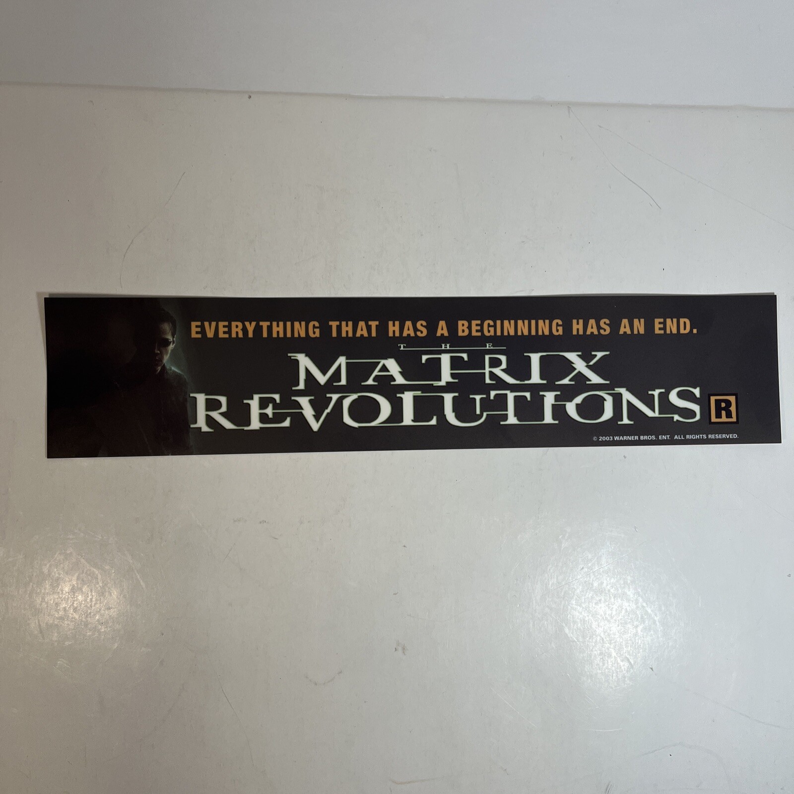 The Matrix Revolutions Movie Theater Mylar Banner 11.5 x 2.25 Inches 2003