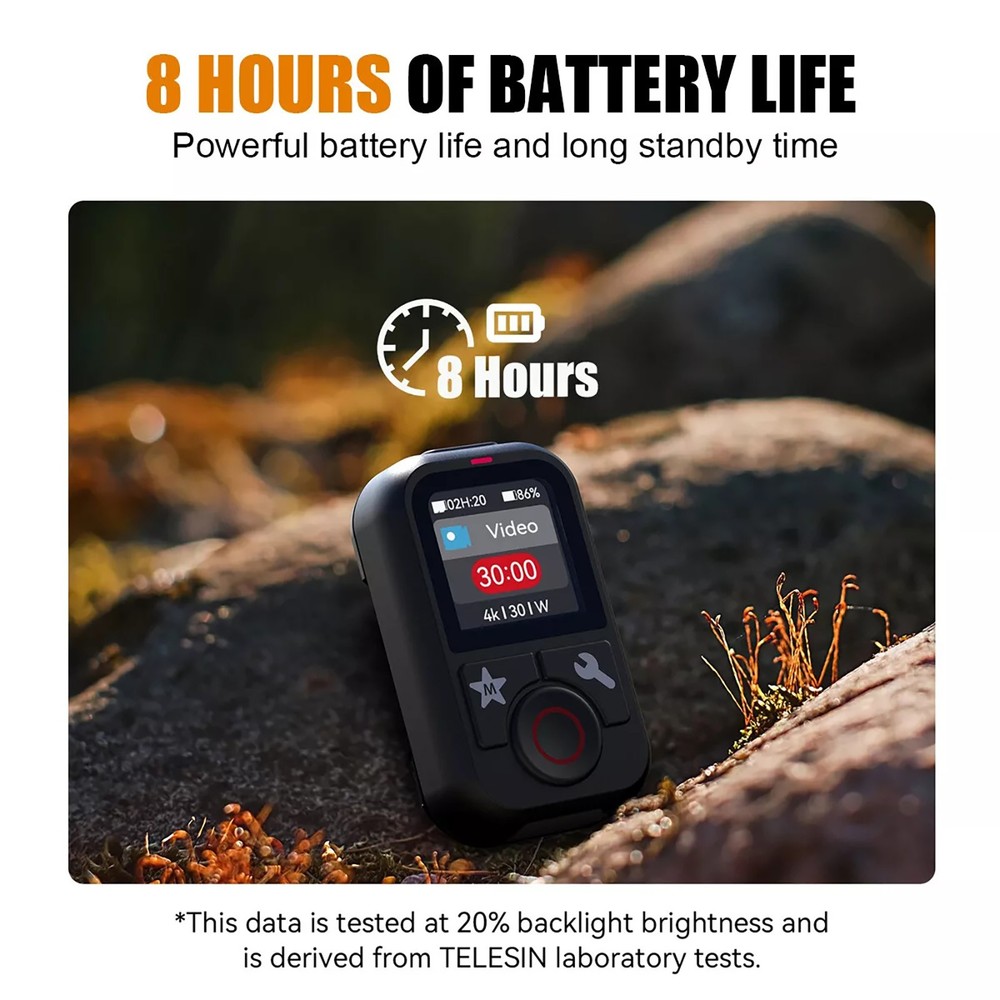 1* Mini Bluetooth Wireless Remote Controller For GoPro Hero 13/12/11/10/9/MAX