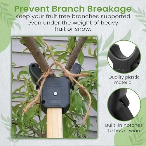 Durable Tree Crutches 2-Pack - Support for Fruit Branches, Prevent Breakage - Fi