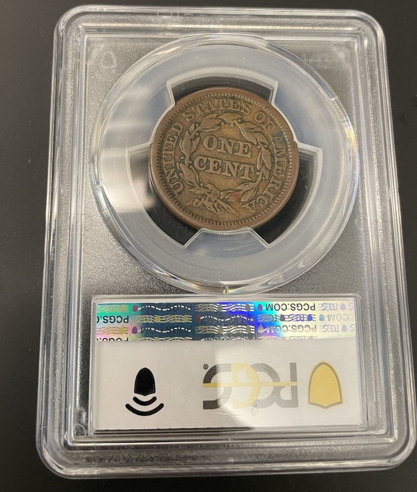 1844/81 Large Cent PCGS F15