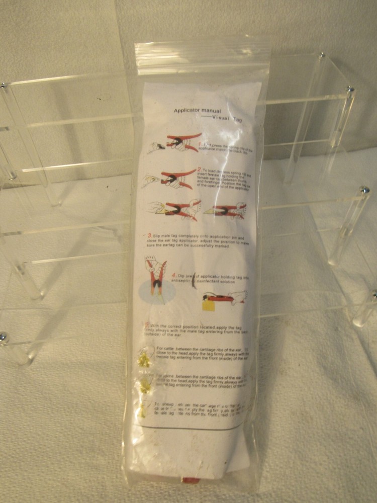 All Data Tags Universal Applicator for Livestock Cows, Pigs