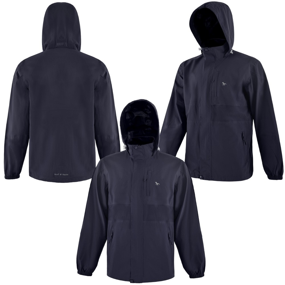 Rain Jacket Waterproof Hooded Light Weight Windbreaker