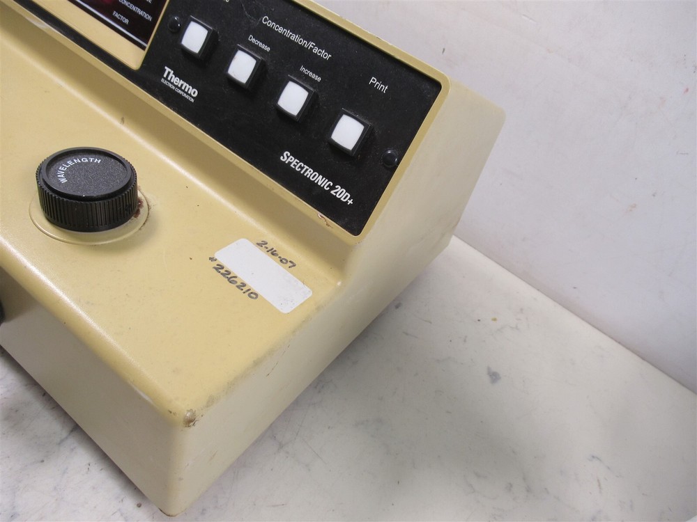 Thermo Spectronic 20D+ Spectrophotometer 333183 Digital Panel Meter