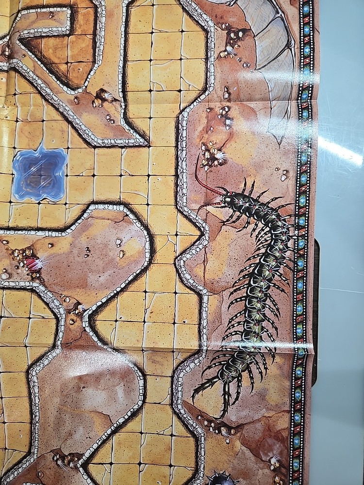 TSR Dungeons & Dragons "The Goblins Lair" Replacement Map "Red Hand Trail"