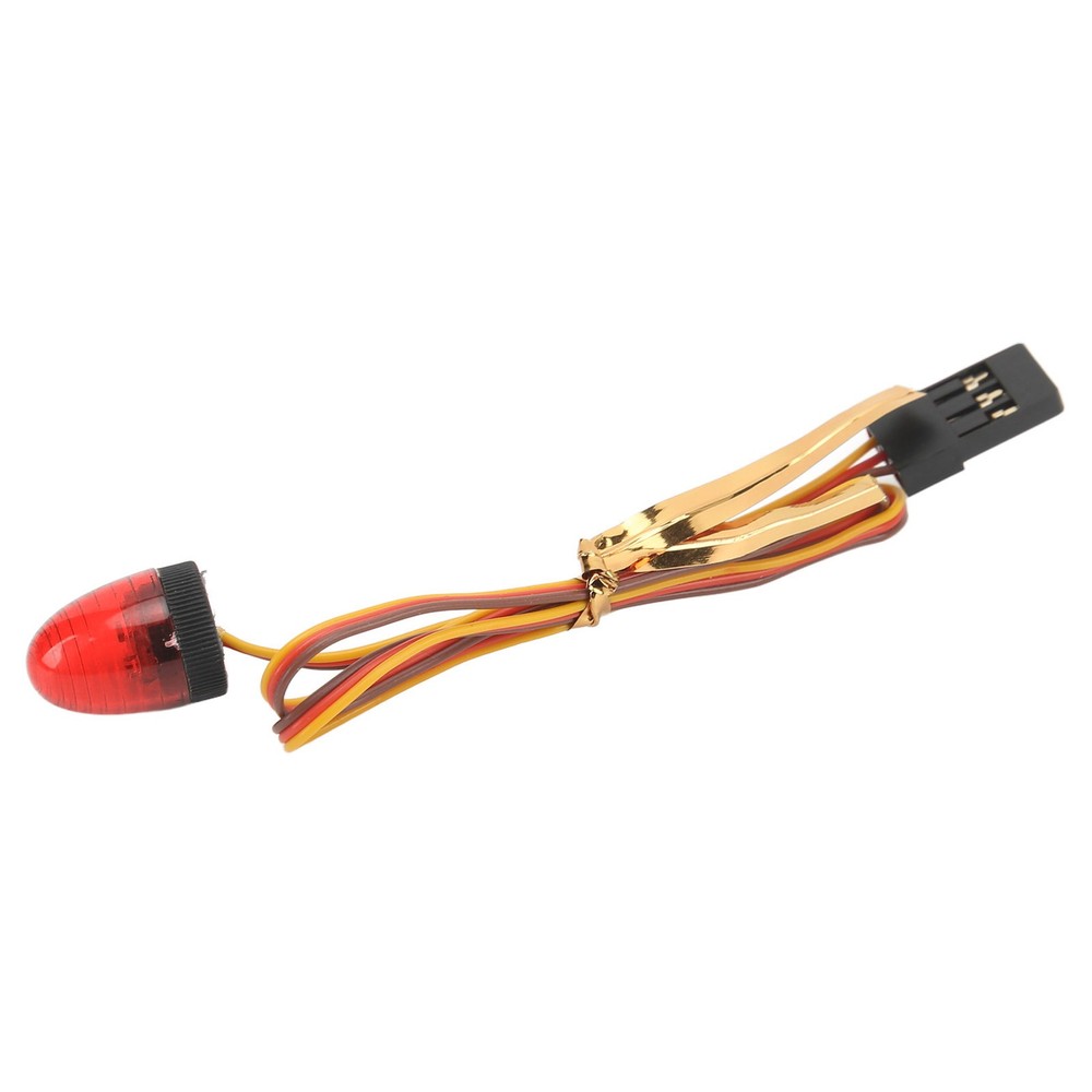 RC Car Alarming Light 5 Light Modes High Simulation Round Compact 10x15mm LED