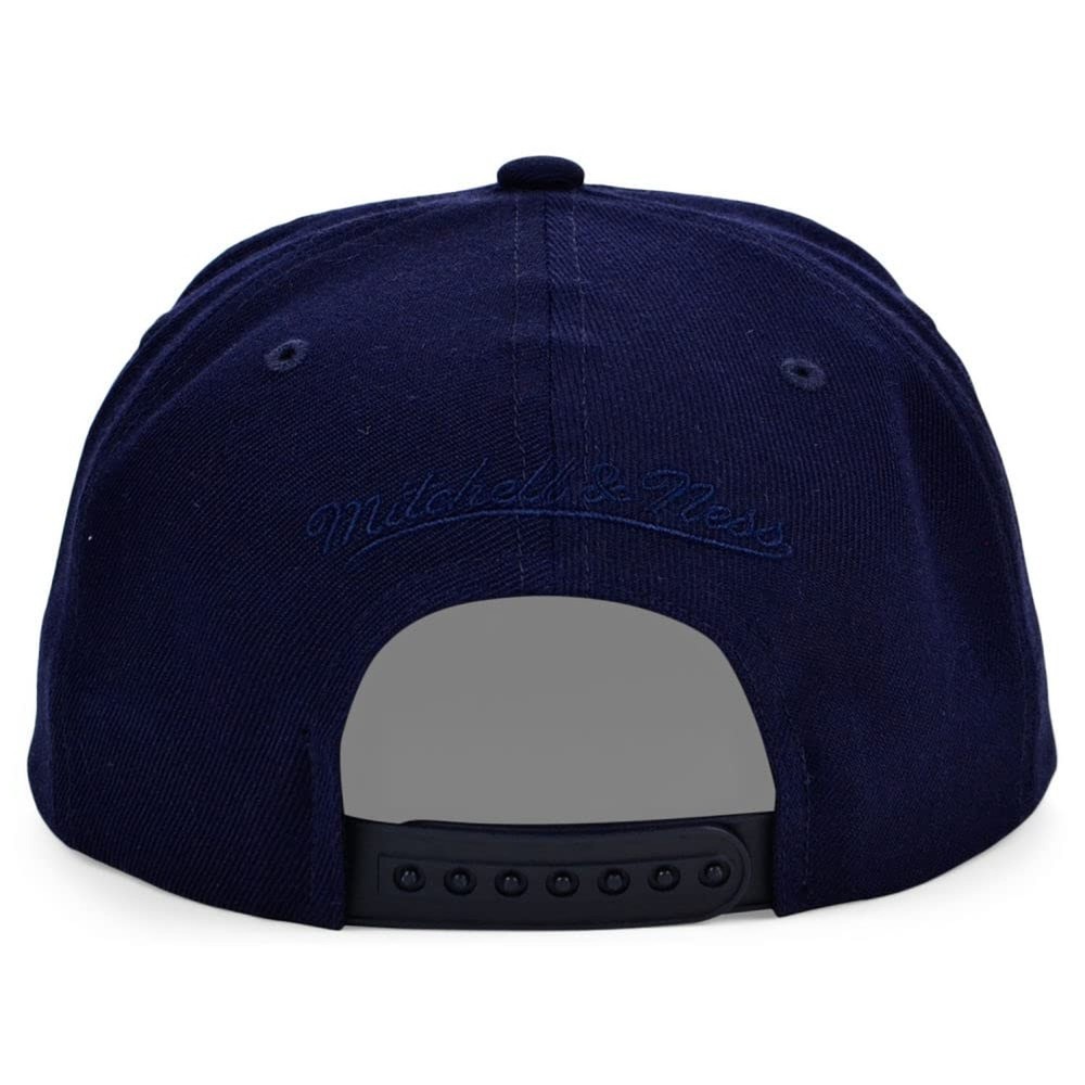 Mitchell & Ness Blank Classic Snapback Cap One Size Navy
