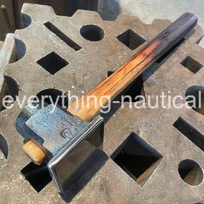 Vintage Blacksmith Flatter Hammer, Blacksmith Hammer, Forge Anvil Tools