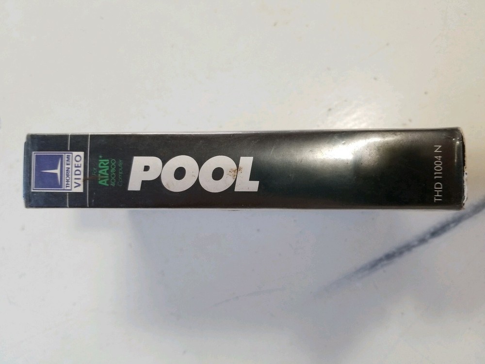 Vintage Atari 400/800 POOL Cassette Home Computer Sortware (Thorn EMI Video)