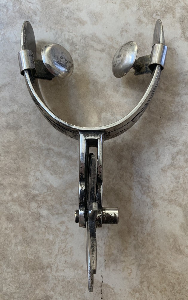 Decorative Stainless Steel Engraved Spur